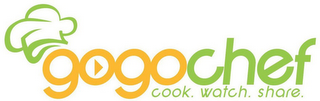 GOGOCHEF COOK. WATCH. SHARE. logo