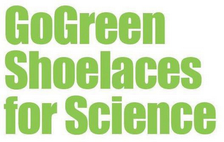 GOGREEN SHOELACES FOR SCIENCE logo