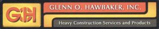GOH GLENN O. HAWBAKER, INC. HEAVY CONSTRUCTION SERVICES AND PRODUCTS logo