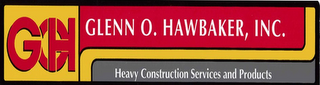 GOH GLENN O. HAWBAKER, INC. HEAVY CONSTRUCTION SERVICES AND PRODUCTS logo