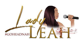 #GOHEADNAH LADY LEAH logo