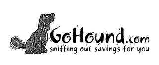 GOHOUND.COM SNIFFING OUT SAVINGS FOR YOU logo