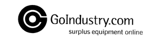 GOINDUSTRY.COM SURPLUS EQUIPMENT ONLINE logo