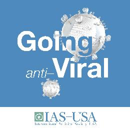 GOING ANTI-VIRAL IAS-USA INTERNATIONAL ANTIVIRAL SOCIETY-USA logo