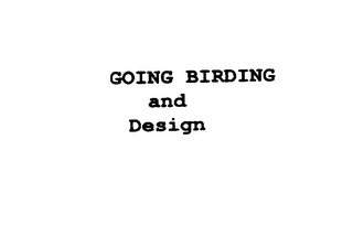 GOING BIRDING logo