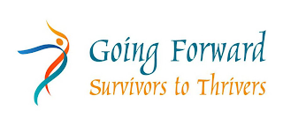 GOING FORWARD SURVIVORS TO THRIVERS logo