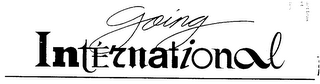GOING INTERNATIONAL logo