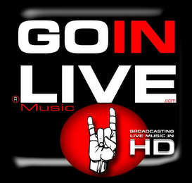 GOINLIVE MUSIC BROADCASTING LIVE MUSIC IN HD logo