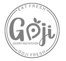 GOJI JUICERY AND KITCHEN EAT FRESH GOJI FRESH logo