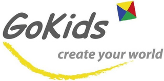GOKIDS CREATE YOUR WORLD logo