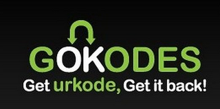 GOKODES GET URKODE, GET IT BACK! logo