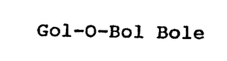 GOL-O-BOL BOLE logo