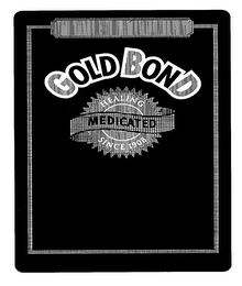 GOLD BOND HEALING MEDICATED SINCE 1908 logo
