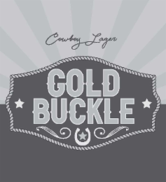 GOLD BUCKLE COWBOY LAGER logo