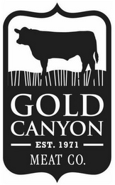 GOLD CANYON MEAT CO. EST. 1971 logo