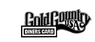 GOLD COUNTRY USA DINERS CARD logo