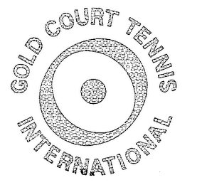 GOLD COURT TENNIS INTERNATIONAL logo