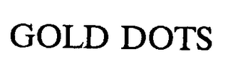 GOLD DOTS logo