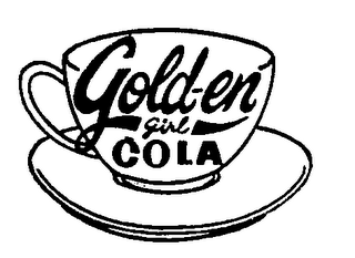 GOLD-EN GIRL COLA logo