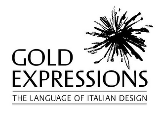 GOLD EXPRESSIONS THE LANGUAGE OF ITALIAN DESIGN logo