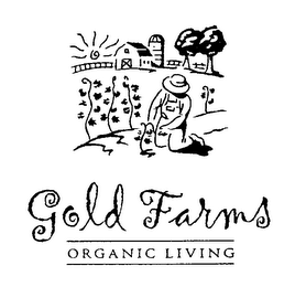 GOLD FARMS ORGANIC LIVING logo