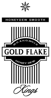 GOLD FLAKE W.D.&H.O. WILLS HONEY DEW. HONEYDEW SMOOTH KINGS logo