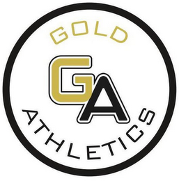 GOLD GA ATHLETICS logo