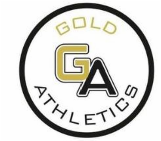 GOLD GA ATHLETICS logo