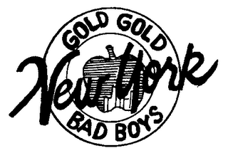GOLD GOLD NEW YORK BAD BOYS logo