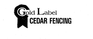 GOLD LABEL CEDAR FENCING logo