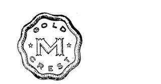 GOLD M CREST logo