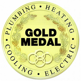 GOLD MEDAL PLUMBING HEATING COOLING ELECTRIC logo
