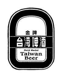 GOLD MEDAL TAIWAN BEER logo