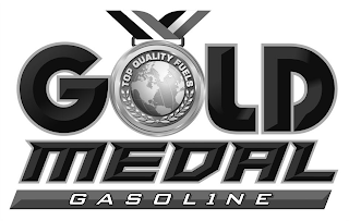 GOLD MEDAL TOP QUALITY FUELS GASOLINE logo