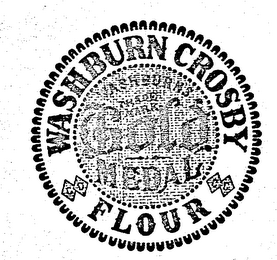 GOLD MEDAL WASHBURN CROSBY WASHBURN'S TRADE MARK FLOUR CC CC MEDAL logo