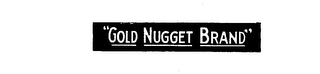 "GOLD NUGGET BRAND" logo