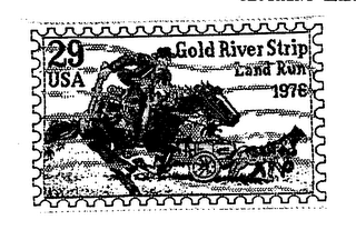 GOLD RIVER STRIP LAND RUN 1976 29 USA logo