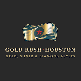GOLD RUSH · HOUSTON GOLD, SILVER & DIAMOND BUYERS logo