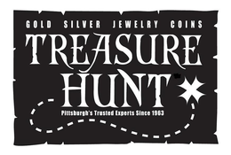 GOLD SILVER JEWELRY COINS TREASURE HUNTPITTSBURGH'S TRUSTED EXPERTS SINCE 1963 logo