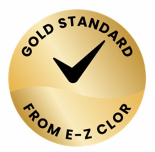 GOLD STANDARD FROM E-Z CLOR logo