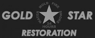 GOLD STAR RESTORATION WATER MOLD FIRE SMOKE 24 HOURS logo