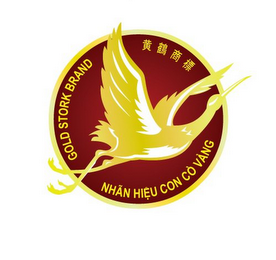 GOLD STORK BRAND NHAN HIEU CON CO VANG logo