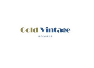 GOLD VINTAGE RECORDS logo