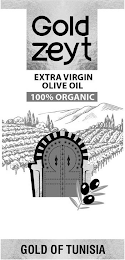 GOLD ZEYT EXTRA VIRGIN OLIVE OIL GOLD OF TUNISIA logo