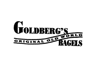 GOLDBERG'S ORIGINAL OLD WORLD BAGELS logo