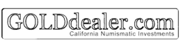 GOLDDEALER.COM CALIFORNIA NUMISMATIC INVESTMENTS logo