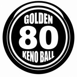 GOLDEN 80 KENO BALL logo