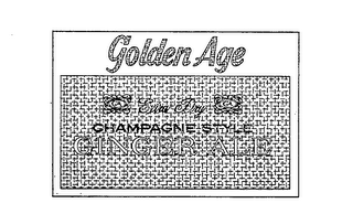 GOLDEN AGE EXTRA DRY CHAMPAGNE STYLE GINGER ALE logo