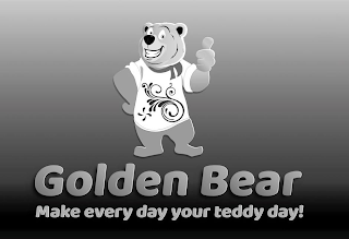 GOLDEN BEAR MAKE EVERY DAY YOUR TEDDY DAY! logo