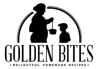 GOLDEN BITES · DELIGHTFUL HOMEMADE RECIPES · logo